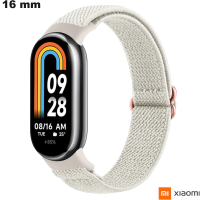 16 mm White Fabric Watch Bracelet Xiaomi | Shipping Cost €3.99