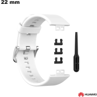 Slimme horloge armband Caoutchouc Huawei 22 mm Wit van kwaliteit