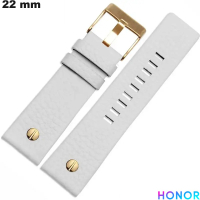 Acquistare Bracciale per Orologio Bianco Honor 22mm Pelle Vera