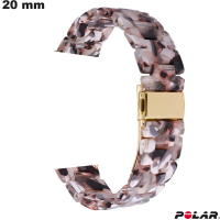 Pulsera de resina smartwatch 20 mm Polar multicolor económica