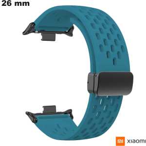 Buy 26mm Blue Rubber Strap for Xiaomi Watch