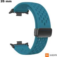 Acheter Bracelet 26mm Bleu pour montre Caoutchouc Xiaomi