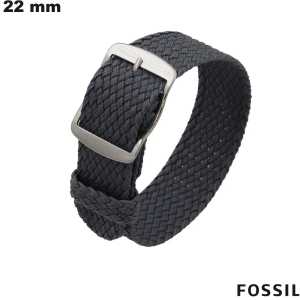 Pulsera reloj inteligente Fossil 22 mm Gris Tejido de calidad