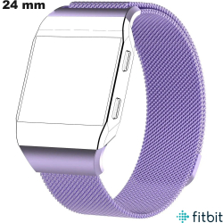 Bracelet FitBit Acier Inoxydable Violet 24 mm smartwatch