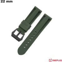 22 mm OnePlus Watch Bracelet Green Rubber # Fast Shipping