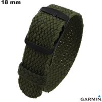 Bracelet Garmin 18 mm Nylon Vert de smartwatch