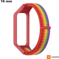Bracelete 16mm Trail Multicolorido smartwatch Xiaomi Tecido de qualidade