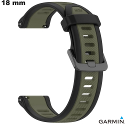 Armband 18mm grün Smartwatch Silikon Garmin