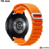 Acheter Pulsera de muñeca ancha naranja de tela para reloj Huawei de calidad