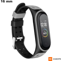 Pulseira 16mm Noir Xiaomi para relógio Silicone: Montagem Fácil