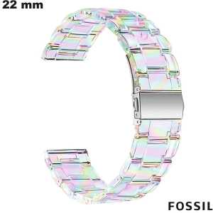 Bracelet de smartwatch Transparent 22mm Fossil \ Livraison Gratuite