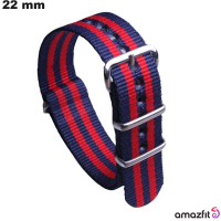 Acquistare Bracciale Blu per orologio connesso 22 mm Amazfit Nylon