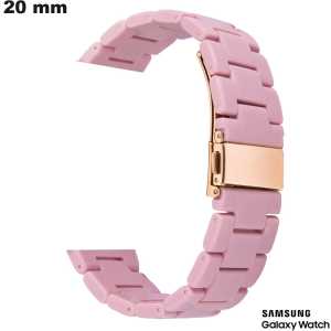 Buy 20mm Pink Resin Samsung Smartwatch Bracelet