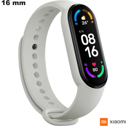 Xiaomi Armband Goedkope Rubber 16 mm Grijs