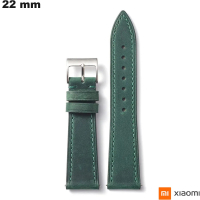 Bracelet Vert Xiaomi 22 mm Cuir véritable
