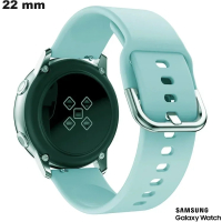 Pulsera Samsung de reloj moda 22mm Azul Caucho de calidad