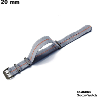 Bracelet Gris Samsung de smartwatch 20mm Tissu # Meilleur Prix