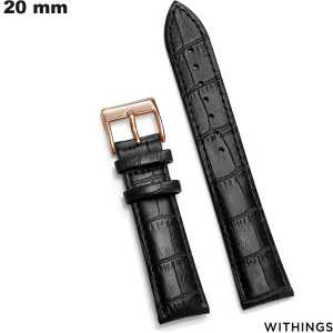 Vente Bracelet Withings reloj Negro Cuero genuino 20 mm