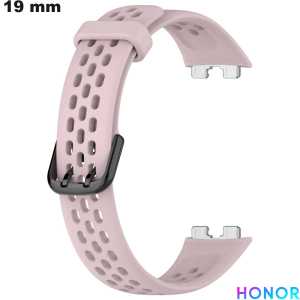 Armband Honor Silikon für Smartwatch 19mm Rosa ● Kostenloser Versand ab 20€