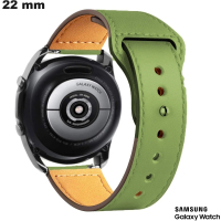 Samsung smartwatch bracelet Leer 22 mm Groen goedkoop