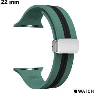Bracciale Verde in Silicone per orologio 22 mm Apple Watch di qualità