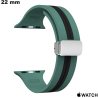 Acheter Green Silicone Bracelet for 22 mm Apple Watch Quality