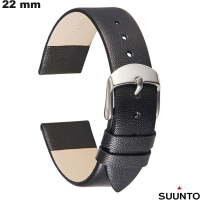 Acheter Bracelet pour montre Suunto Noir 22mm Cuir véritable