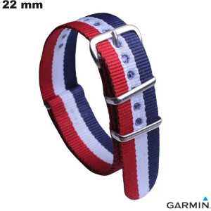 Bracelet Multicolore 22mm Garmin montre intelligente de qualité