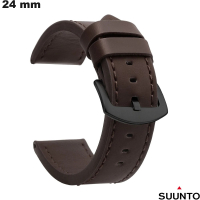 Pulsera Suunto 24 mm de repuesto para smartwatch Marrón Cuero PU barata