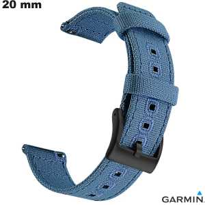Vente Bracelet Bleu montre intelligente Textile vintage Garmin