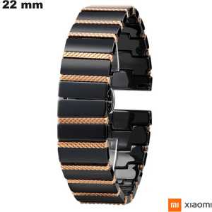Bracelet de relógio inteligente Cerâmica Xiaomi Preto 22mm barato