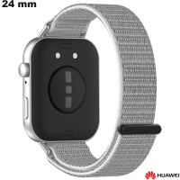 Huawei Tissu Armband voor Horloge Grijs 24mm | Verzendkosten 3,99€