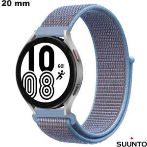 Bracciale Nylon Suunto 20 mm orologio connesso Blu economico