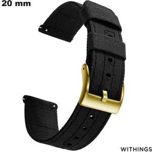 Pulsera Withings Tela de reloj Negra 20mm ● Envío Rápido