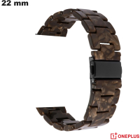 Koop OnePlus Houten Armband 22mm Bruin voor horloge