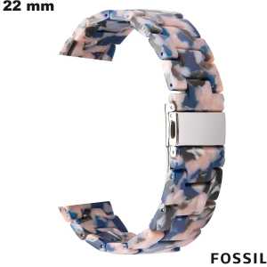 Vente Bracelet Fossil Rose 22mm de montre intelligente Résine