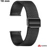 Acheter Vente Bracelet Noir pour montre Acier Inoxydable Tendance 18