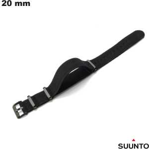 Acquistare Bracciale Nero per Orologio Suunto Tessuto 20 mm (3 Fitness, 3)
