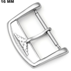Fivela para relógio Ardillon Aço Inoxidável 16 MM Prateado