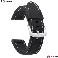 Bracelet Huawei Noir pour montre Silicone 18 mm | Meilleur Prix