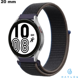 Bracelet Haylou Gris montre 20mm Tissu (LS02, RS4 Plus)