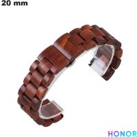 Verkauf des Honor-Armbands leicht 20mm Natürlich Rot für Uhr