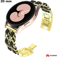 Pulsera de metal dorado de reloj inteligente 20mm Huawei barata