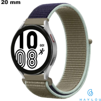 Verkoop Haylou 20 mm Scratch Beige Nylon Horlogeband