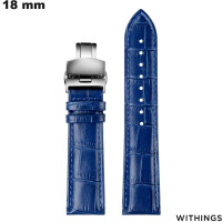 Bracelet 18mm pour montre Withings Bleu élégance de qualité