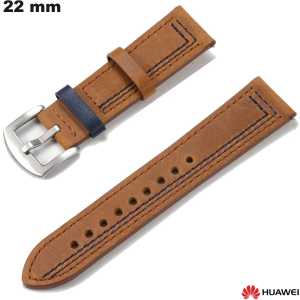 Echtheitslederarmband für Huawei-Uhr in Braun, 22mm, von hoher Qualität