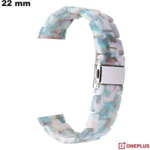 Venda de Bracelete Multicolorido de Resina para Relógio OnePlus 22mm