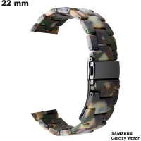 Verkauf 22mm Armband aus Smartwatch-Harz in Mehrfarbig für Samsung