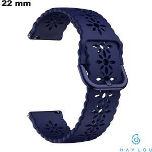 Bracciale 22mm Haylou Silicone per orologio Blu ● Qualità Premium