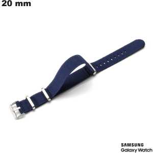 Armbanduhr Samsung 20mm kaufen - Blaues Stoffarmband
